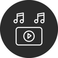 icono de vector de reproductor de música