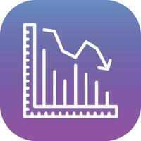 Inflation Graph Vector Icon