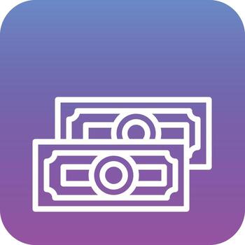 fijo activo vector icono