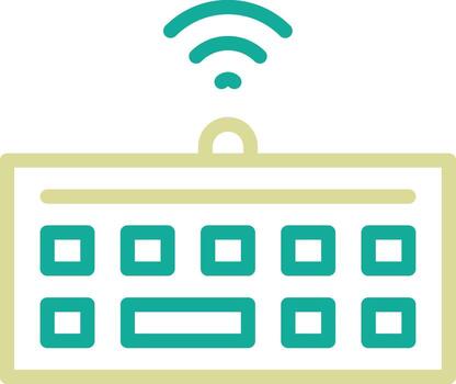 Wireless Keyboard Vector Icon