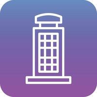 Phone Booth Vector Icon