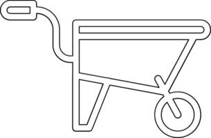 Wheelbarrow Vector Icon