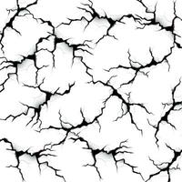 Abstract crack effect background. Crack pattern illustration isolated white background. Marble effect with shadow vector