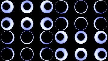 Bright lanterns.Design.A black background on which, in abstraction, bright green and blue sparkling circles with a bright light inside that changes. photo