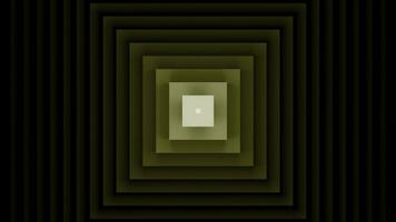 Square pyramid is moving and hypnotic. Design. Hypnotic 3D pyramid with moving squares in center. 3D layers of squares move in waves photo