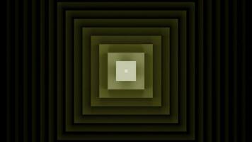 Square pyramid is moving and hypnotic. Design. Hypnotic 3D pyramid with moving squares in center. 3D layers of squares move in waves photo