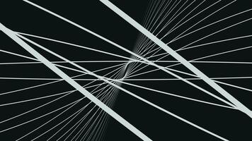 Abstract animation of lines. Abstract background of lines moving in space photo