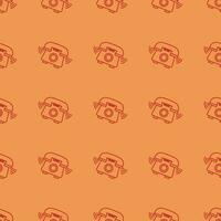 Telephone lines seamless pattern. Vector eps 10