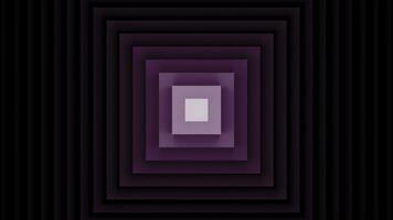 Square pyramid is moving and hypnotic. Design. Hypnotic 3D pyramid with moving squares in center. 3D layers of squares move in waves photo