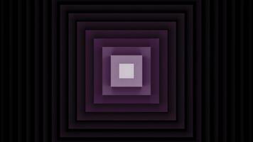 Square pyramid is moving and hypnotic. Design. Hypnotic 3D pyramid with moving squares in center. 3D layers of squares move in waves photo