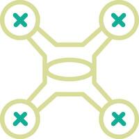 icono de vector de dron