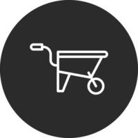 Wheelbarrow Vector Icon