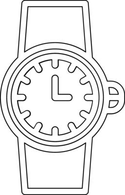 Sports Watch Vector Icon