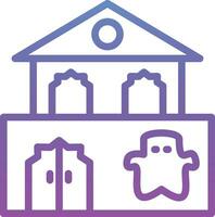 Ghost Castle Vector Icon