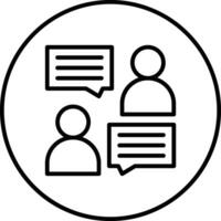 Interview Vector Icon