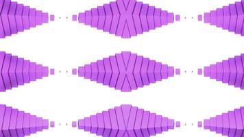 repitiendo simétrico modelo de triangulos. diseño. Moviente triangular pirámides en aislado antecedentes. repitiendo simétrico triangulos moverse como espejo a cada otro foto