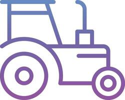 icono de vector de tractor