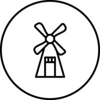 Windmill Vector Icon