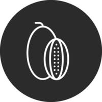 Rockmelon Vector Icon