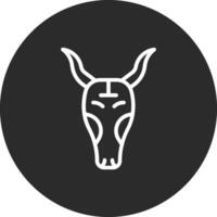 Bull Skull Vector Icon