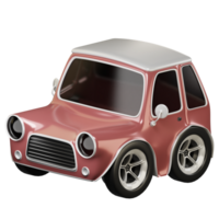 3d rendre voiture illustration. sur transparent Contexte. 3d illustration. haute résolution png