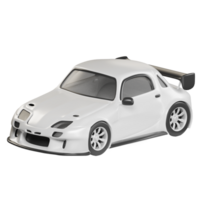 3D Render Car illustration. On transparent background. 3D illustration. High resolution png