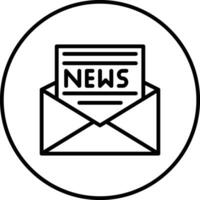 Newsletter Vector Icon