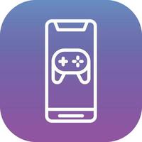 Mobile Game Console Vector Icon