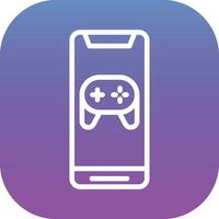 Mobile Game Console Vector Icon