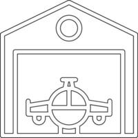 Hangar Vector Icon