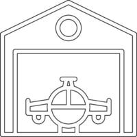 Hangar Vector Icon