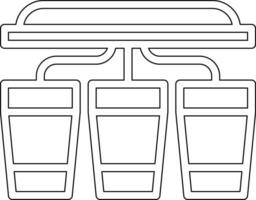 Sorting Machine Vector Icon