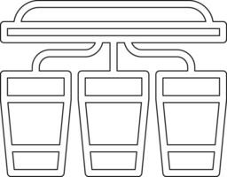 clasificación máquina vector icono