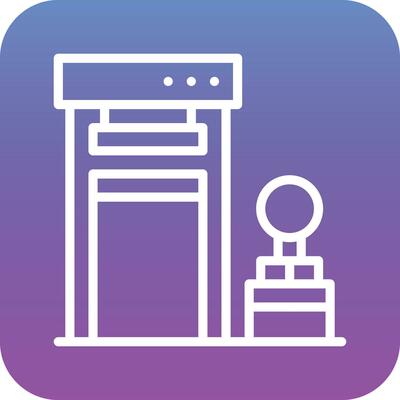 Boarding Gate Vector Icon