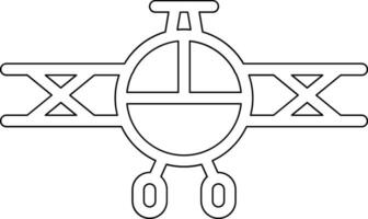 Biplane Vector Icon