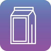 Milk Carton Vector Icon