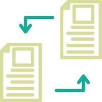 Documents Exchange Vector Icon