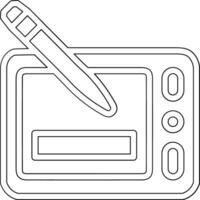 Graphic Tablet Vector Icon