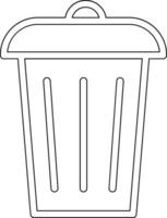 Trash Can Vector Icon