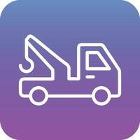 Tow Truck Vector Icon