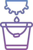 Milk Bucket Vector Icon