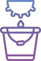 Milk Bucket Vector Icon