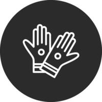 Rubber Gloves Vector Icon