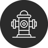 icono de vector de hidrante