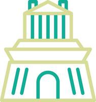 Halicarnassus Mausoleum Vector Icon