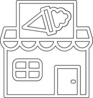 Icecream Shop Vector Icon