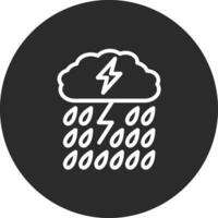 Heavy Rain Vector Icon