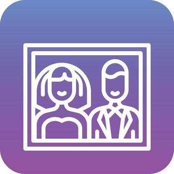 Wedding Photos Vector Icon