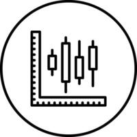candelero gráfico vector icono