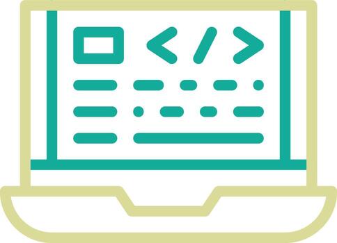 Web Coding Vector Icon
